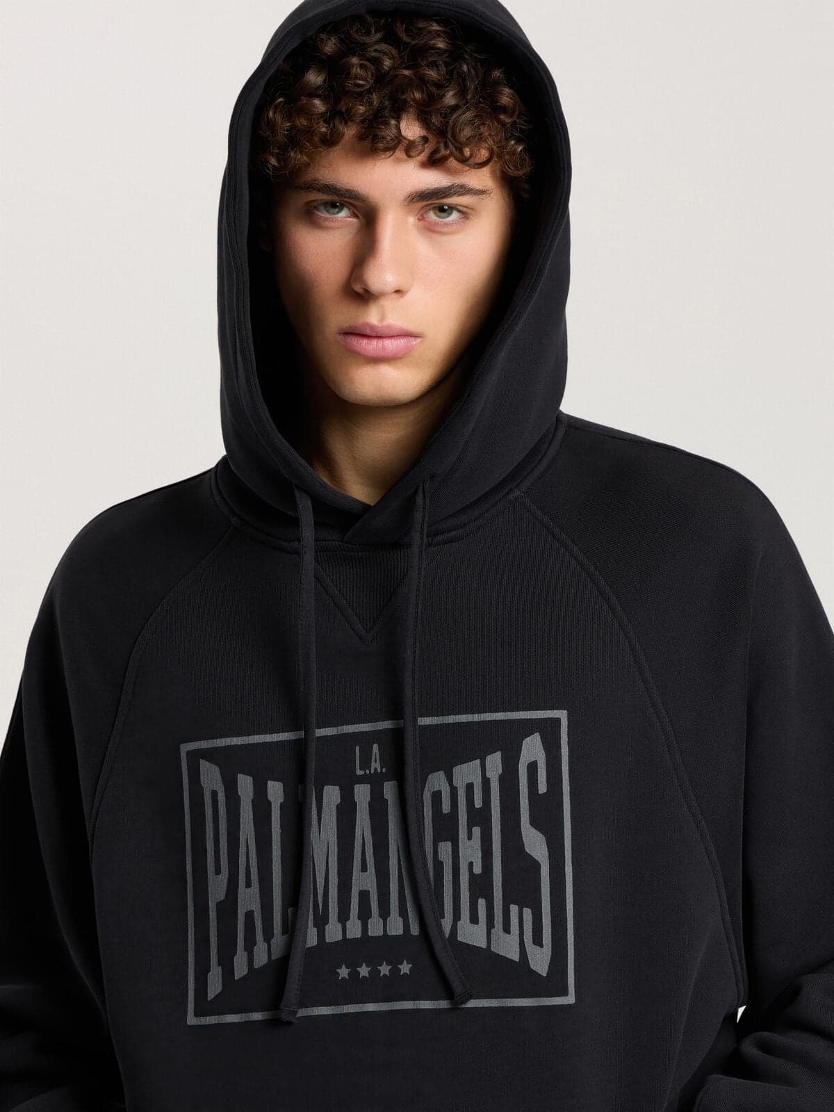 Palm Angels Vintage Box Logo hoodie, On the body