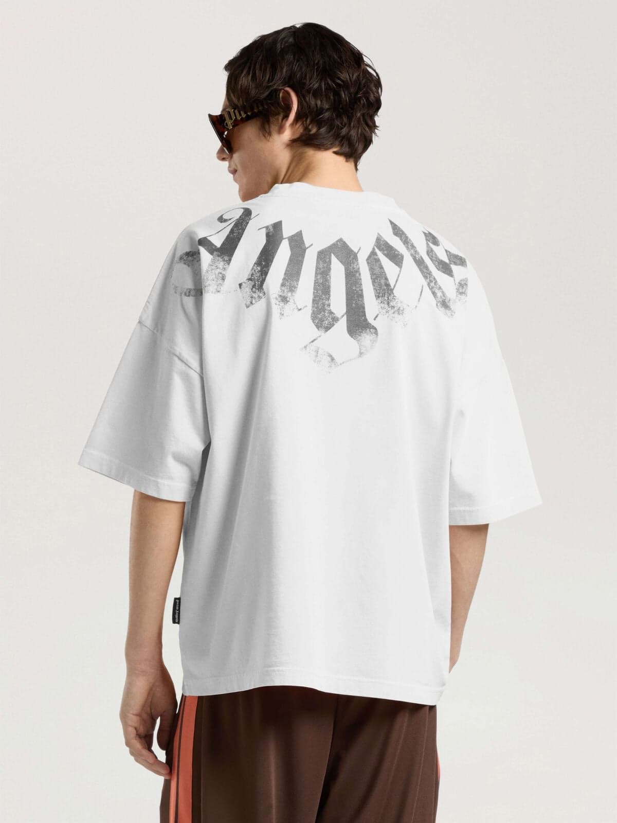 Palm Angels Big Neck Logo T-shirt, Detail