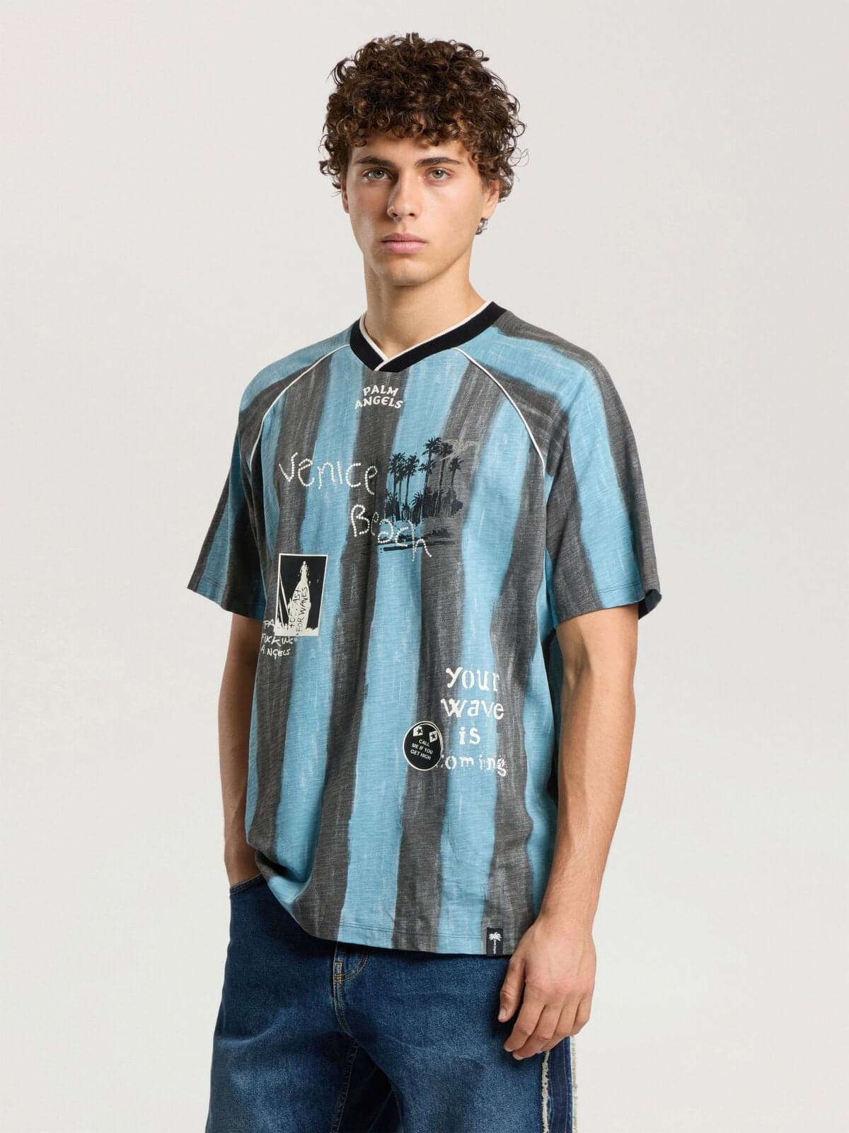 Palm Angels Soccer Cali jersey, Detail
