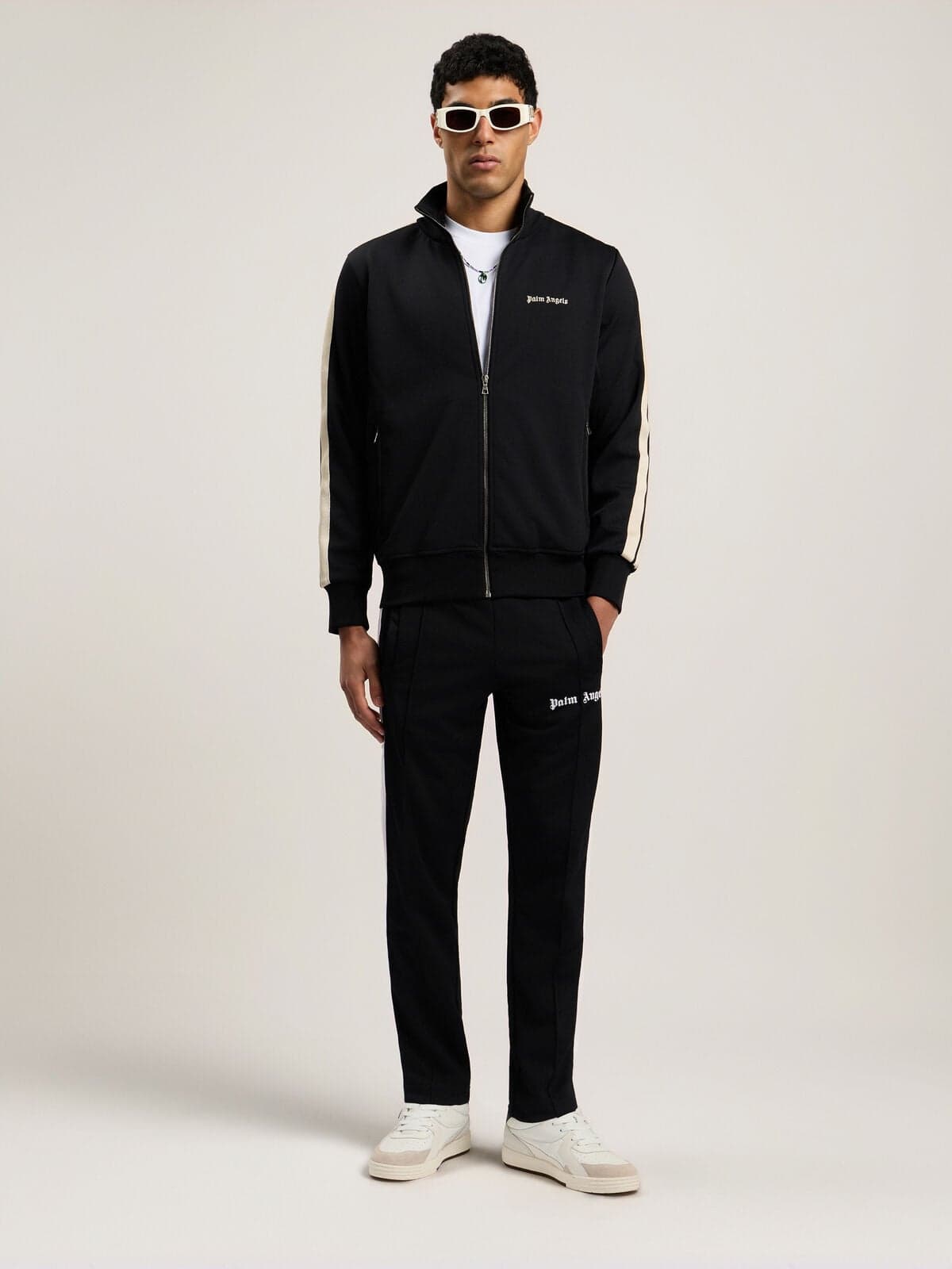 Palm Angels Classic Logo Track Jacket, Tre quarti