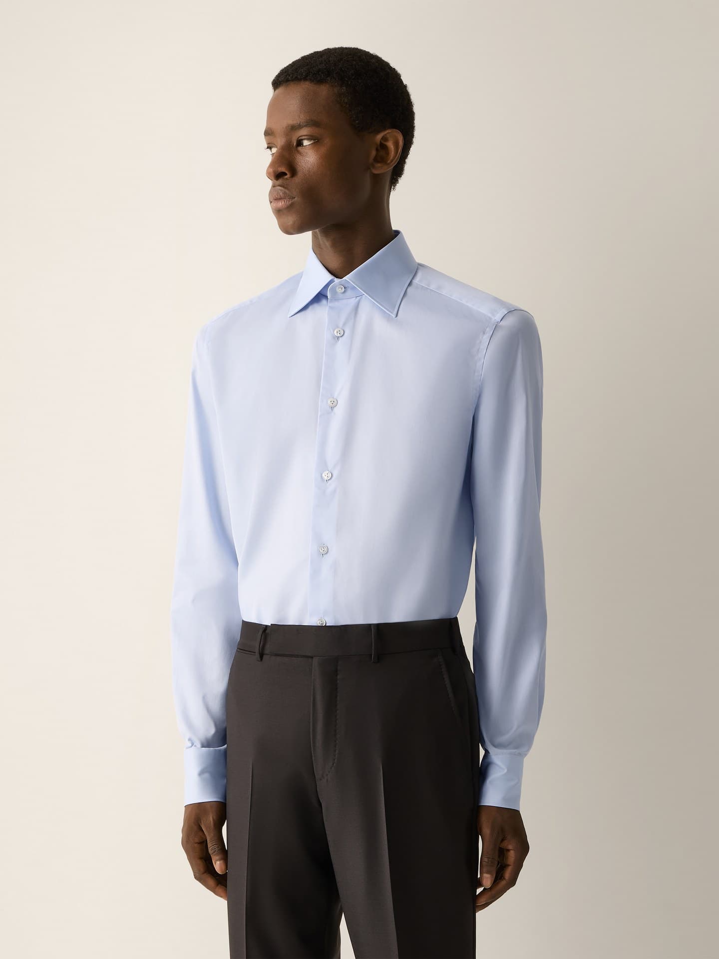 Zegna 300 Cotton shirt, Detail