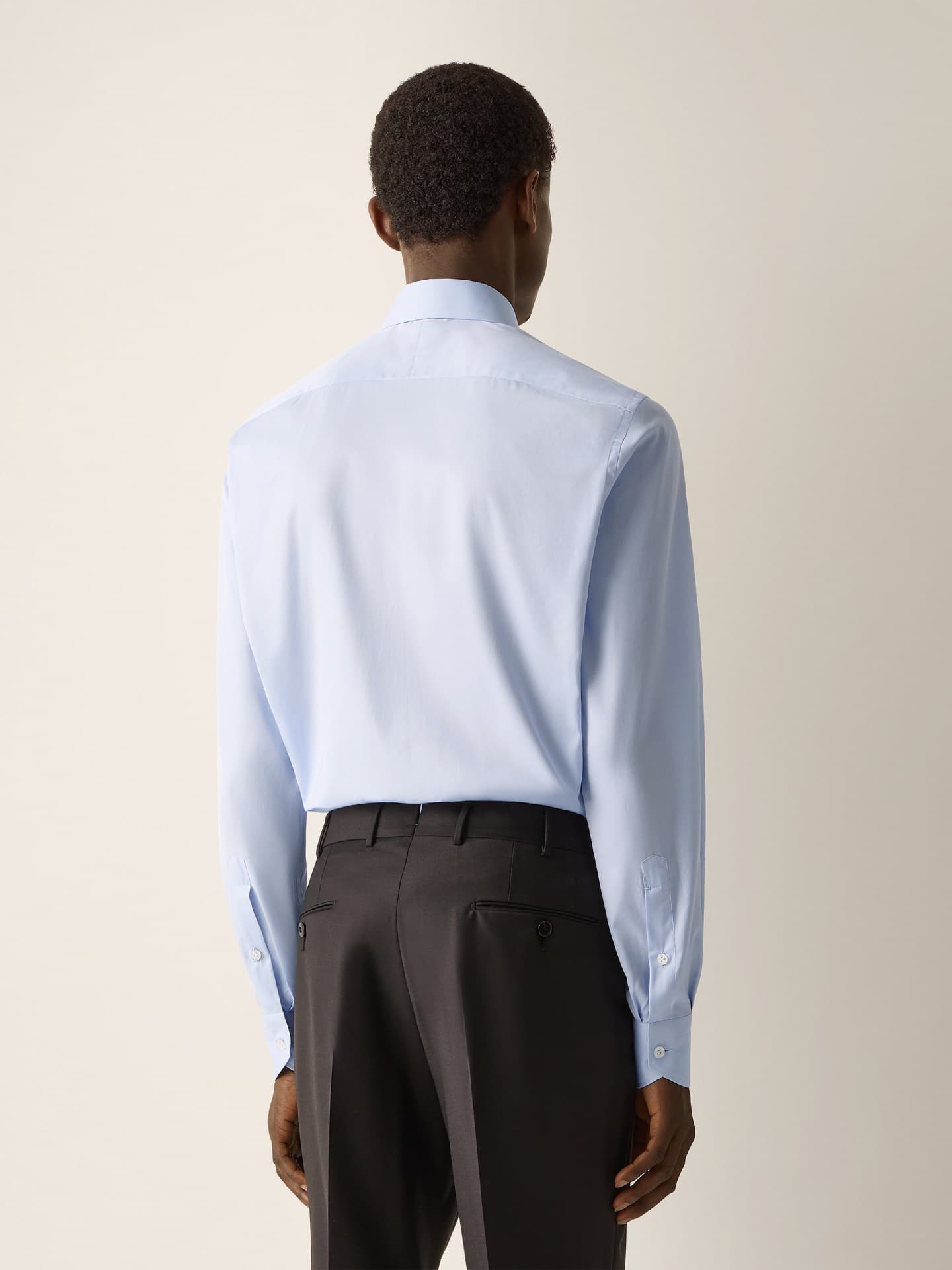 Zegna 300 Cotton shirt, On the body
