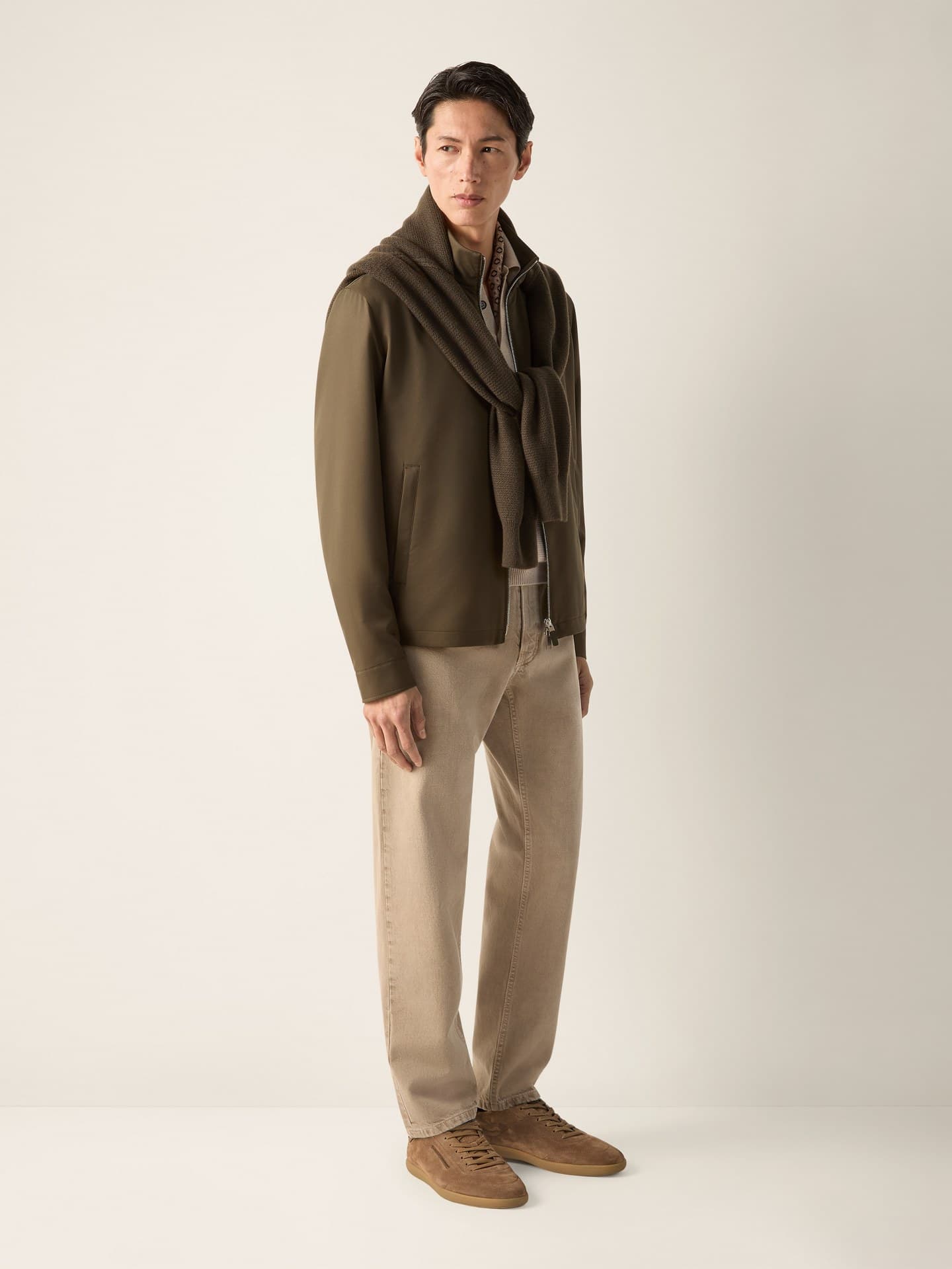 Zegna Oasi Cashmere polo, Detail